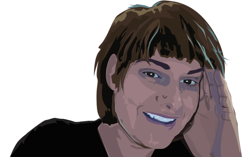 vector picture of laura